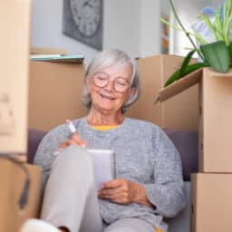 Woman makes moving list